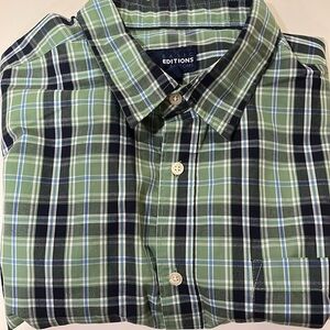 Basic Editions plaid shirt size XL